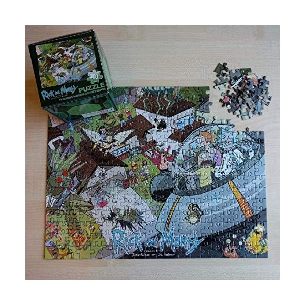 Loot Crate May 2015 Rick and Morty 11in X 14in 300pc Puzzle by Cardinal Industries