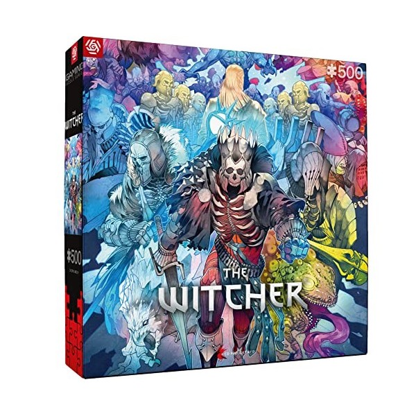 Good Loot Puzzle de Jeu The Witcher Monster Faction Puzzles Illustration de Jeu pour Adultes Adolescents Puzzle de 500 Pièces