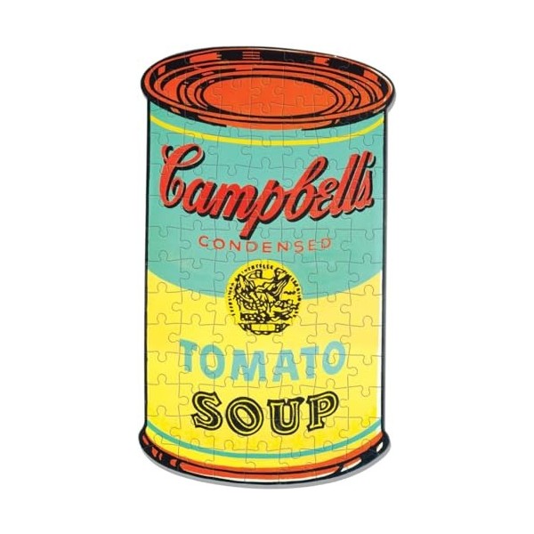 Andy Warhol Mini Shaped Puzzle Campbells Soup