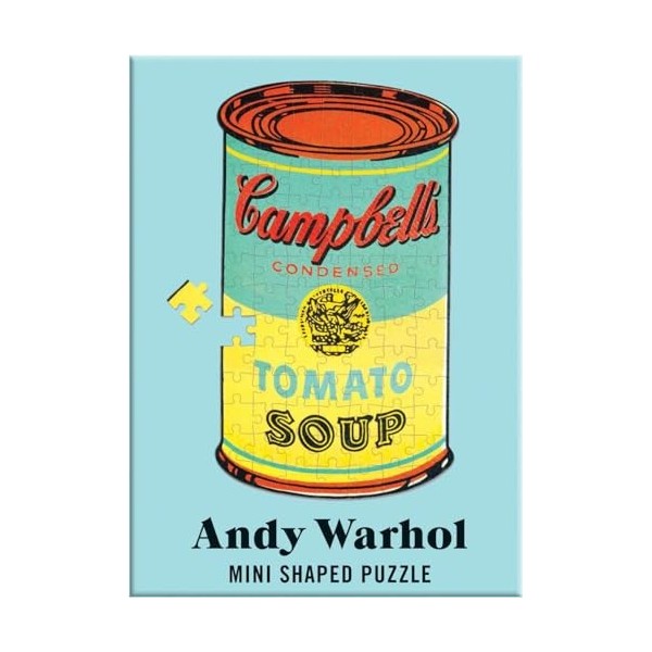 Andy Warhol Mini Shaped Puzzle Campbells Soup