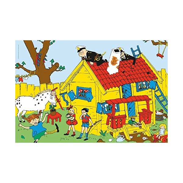 Clementoni Fifi Brindacier-60 Maxi pièces-Puzzle Enfant-fabriqué en Italie, 4 Ans et Plus, 26466, No Color