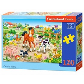 Castorland - B-13197-1 - Puzzle - À La Ferme - 120 Pièces
