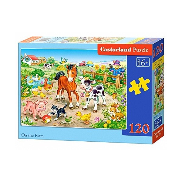 Castorland - B-13197-1 - Puzzle - À La Ferme - 120 Pièces