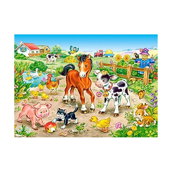 Castorland - B-13197-1 - Puzzle - À La Ferme - 120 Pièces