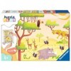 Ravensburger - Puzzle&Play - 2x24 pièces - Lheure du safari - Pour enfants dès 4 ans - Puzzle de qualité supérieure - Carton