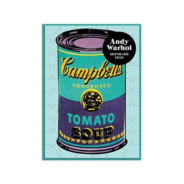 Andy Warhol Soup Can Greeting Card Puzzle