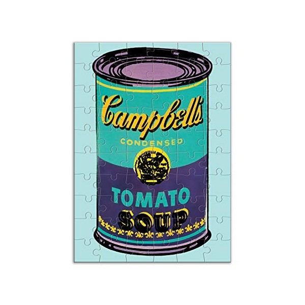 Andy Warhol Soup Can Greeting Card Puzzle