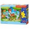 Castorland - B-03570-1 - Puzzle - Un Cerf et des Amis - 30 Pièces