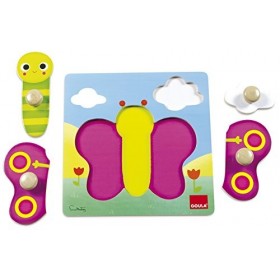 Goula - 53051 - Puzzle Papillon 22x22cm 