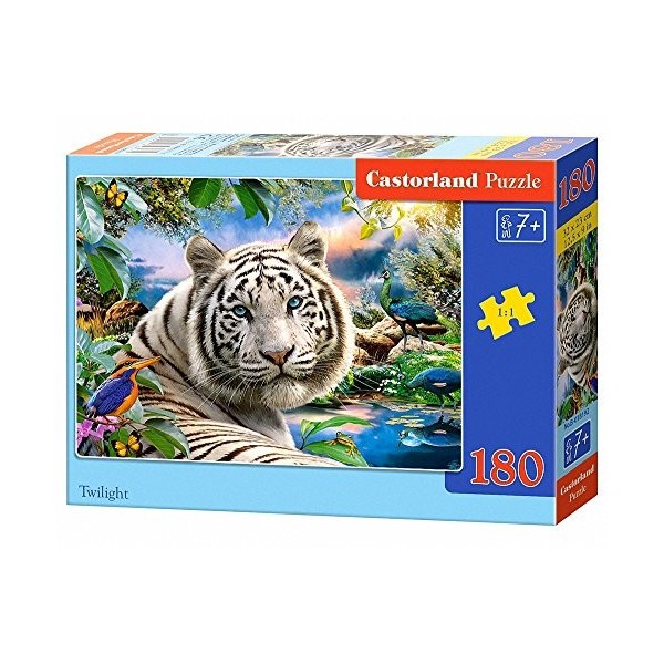 Castorland - B-018192 - Puzzle - Tigre au Crépuscule - 180 Pièces