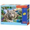 Castorland - B-018192 - Puzzle - Tigre au Crépuscule - 180 Pièces