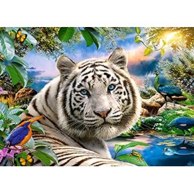 Castorland - B-018192 - Puzzle - Tigre au Crépuscule - 180 Pièces