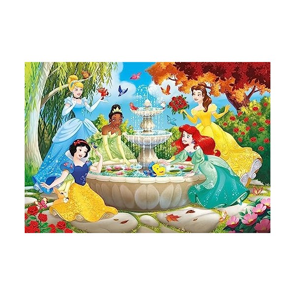 Clementoni Disney Princesses-60 pièces-Puzzle Enfant-fabriqué en Italie, 5 Ans et Plus, 26064, No Color