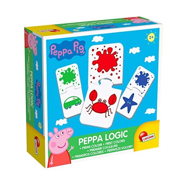 Lisciani Giochi Lisciani-Jeux éducatifs-Peppa Pig-Baby Logic Numéros ou Couleurs pour Enfants de 1 à 4 Ans-Modèle aléatoire, 