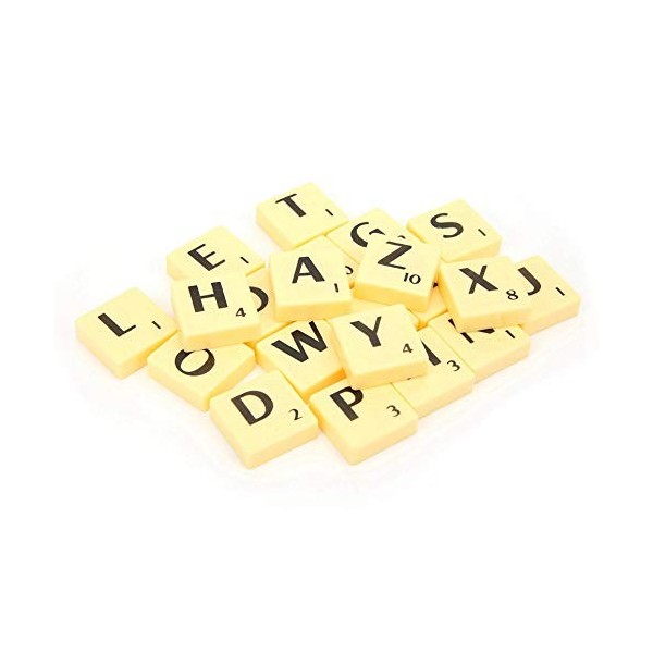 1 Jeu de Lettres de Puzzle, Jeu de société en Plastique Durable, Lettres de Puzzle, Jouets éducatifs Interactifs pour Enfants