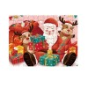 CEMELI Puzzles de Noël - Puzzles de Noël du Père Noël,Puzzle de vœux de Noël, Jeu éducatif pour garçons et âgés de 2 à 8 Ans,