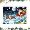 CENMOO Puzzles de Noël,Puzzles de Noël en Carton - Jeu éducatif Puzzles de Noël pour garçons et Filles, Cadeau danniversaire