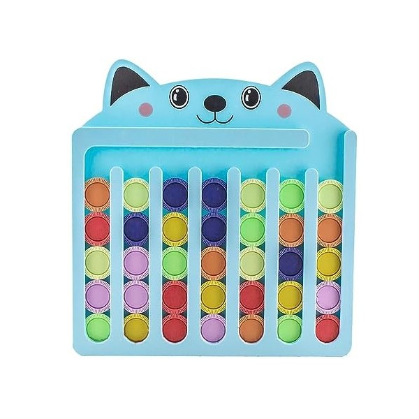 Aizuoni Jouets de Puzzle de Correspondance des Couleurs | Jeu de logique dassociation de Diapositives avec tri des Couleurs 