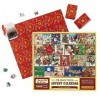 Puzzle l2023 – 1000 pièces l2023 Puzzles Noël | Calendriers compte à rebours Noël 24 jours pour cadeaux Noël