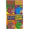 Ensemble De 4 Crossword Puzzle Books Pare-Choc 112 Pages Voyage Activité Adultes Cerveau Jeux