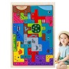 Geruwam Blocs Motifs | Puzzles en Bois pour | Motif Personnes Pièces colorées pour Les Plus 3 Ans Apprendre des Formes Véhicu