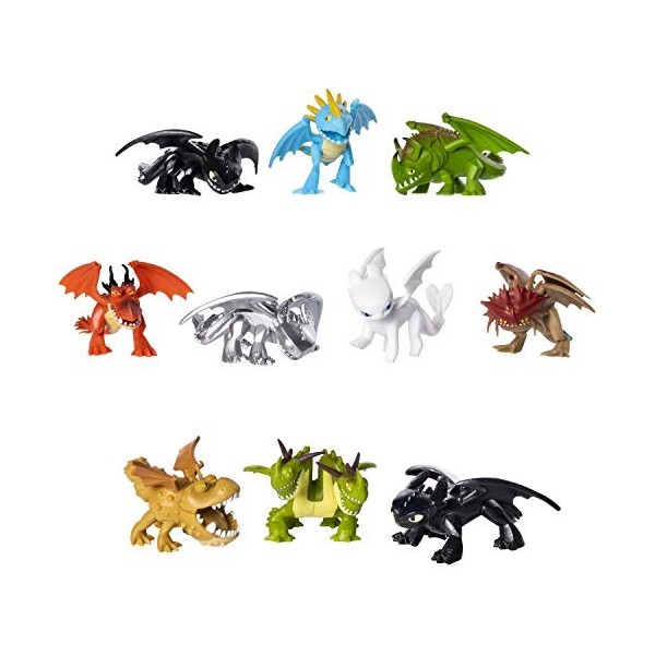 Dragons 3 - 6045161 - Jeu enfant - Figurine à collectionner - Figurine Mystere - Film Dragons 3 Le Monde Caché - Modèle aléat