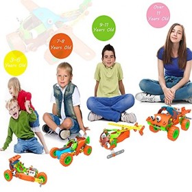 AIVIAI Blocs de Construction pour Enfants Âge 4 5 6 7 8 9 10 +, Jeu de Construction,Jouets éducatif et créatif STEM pour garç