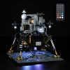 GEAMENT Jeu De Lumières Télécommande Compatible avec Lego NASA Apollo 11 Mondlandefähre Lunar Lander - Kit Déclairage LE