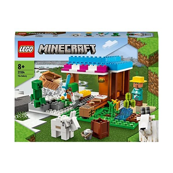 Ameet Verlag Lego Minecraft - La boulangerie 21184 + magazine Lego Minecraft avec mini figurine bandes dessinées, affiches 