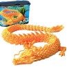 woyufen Dragon Articulé Imprimé en 3D Soulagement Dragon Articulations Rotatives et articulées Dragon Modèle Figurines Jouet 