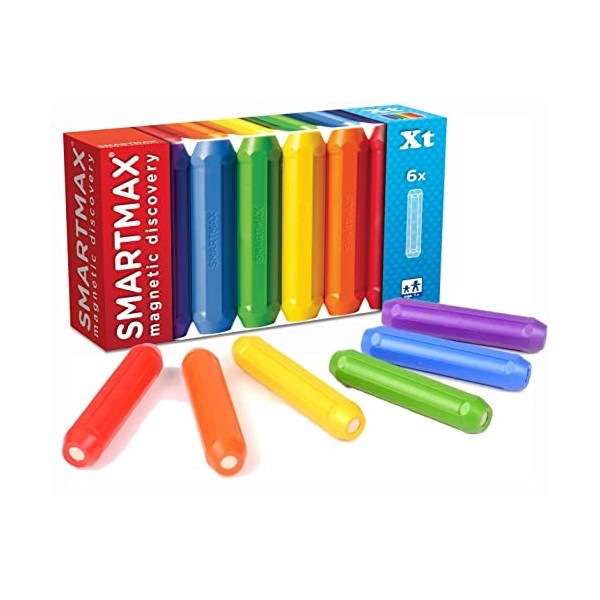 SmartMax SMX104 XT Long Bars Extension Set, Magnetic Discovery, 6 pcs, 1+ Years