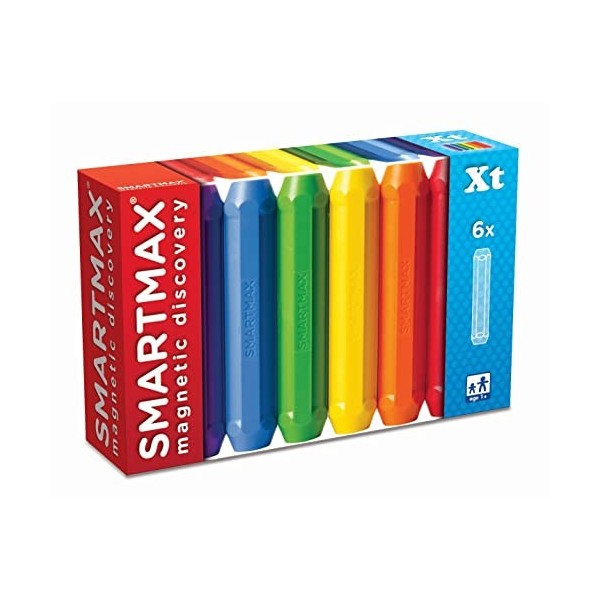 SmartMax SMX104 XT Long Bars Extension Set, Magnetic Discovery, 6 pcs, 1+ Years