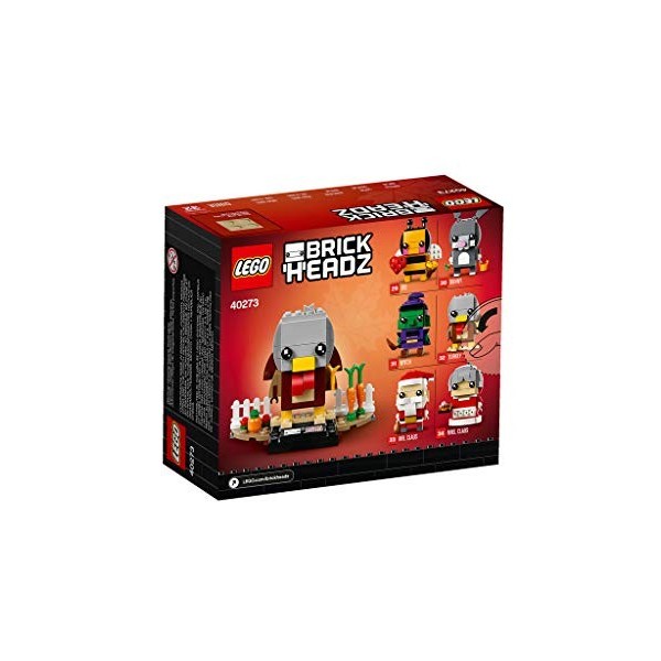 LEGO La Dinde de Thanksgiving - Goûte à lambiance Festive avec Une Dinde de Thanksgiving BrickHeadz™ !