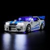 LIGHTAILING Kit déclairage LED pour Lego 76917 2-Fast-2 Furious Nissan Skyline GT-R R34 - Compatible avec le modèle Lego B