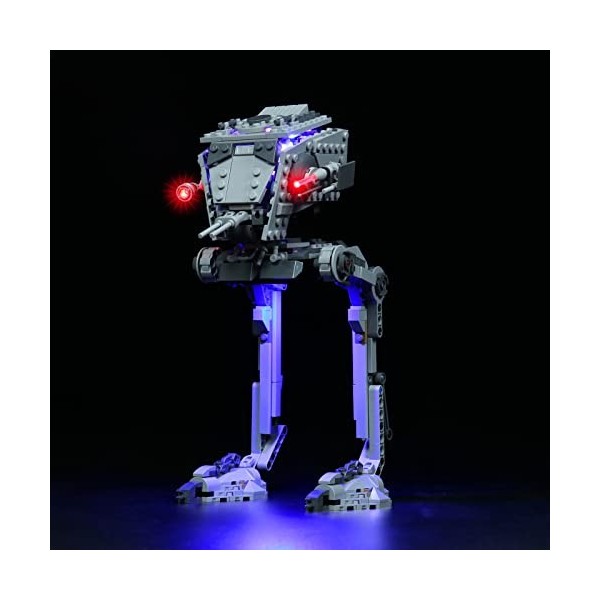 PIPART Kit déclairage LED pour Lego 75322 Star Wars Hoth AT-ST Walker Kit déclairage uniquement, modèle LEGO non inclus