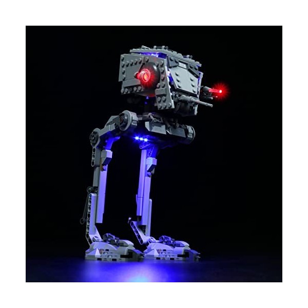 PIPART Kit déclairage LED pour Lego 75322 Star Wars Hoth AT-ST Walker Kit déclairage uniquement, modèle LEGO non inclus