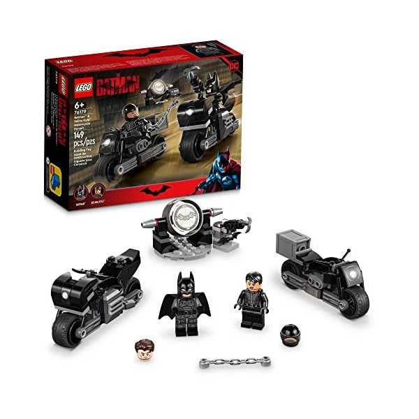 LEGO DC Batman: Batman & Selina Kyle Motorcycle Pursuit 76179 Building Kit. Cool Super-Hero Toy for Kids Aged 6+ 149 Pieces 