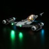 PIPART Kit déclairage LED pour Lego 75325 Star Wars The Mandalorians N-1 Starfighter, kit déclairage uniquement, modèle LE