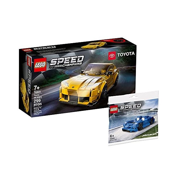 Collectix Lego Set – Speed Champions Toyota GR Supra 76901 + Speed Champions McLaren Elva 30343 polybag 