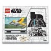 IQ Lego Star Wars Naboo Starfighter Creativity Set with FSC Certified Journal, Lego Naboo Starfighter Building Toy, and Black