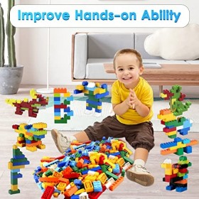 BRUVISH Briques de Construction 1000 pièces, Blocs de Construction Classiques pour Enfants à partir de 6 Ans, Couleurs aléato