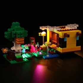 Kit déclairage LED pour Lego Minecraft The Bee Cottage, ensemble déclairage LED pour Lego 21241 Minecraft The Bee Cottage –