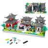 Seyaom Mini Architecture Chinoise du Jardin de Suzhou avec Blocs de Construction en Forme de Cerisier pour Adultes, Adolescen