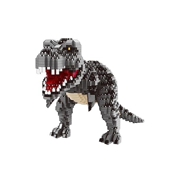 Larcele KLJM-06 – Lot de 1008 micro blocs de construction dinosaures, mini briques pour jouets de construction 3D à faire soi