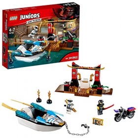 Lego Sa FR 10755 Juniors NINJAGO - Jeu de construction - La poursuite en bateau de Zane