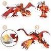 DRAGONS - PACK DRAGON & VIKING - Figurine Dragon Articulée dEnviron 17 Cm Et Son Dresseur Viking - À Collectionner - 6045112