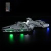 GEAMENT Jeu De Lumières Télécommande Compatible avec Lego Le croiseur léger impérial Imperial Light Cruiser - Kit Déclai