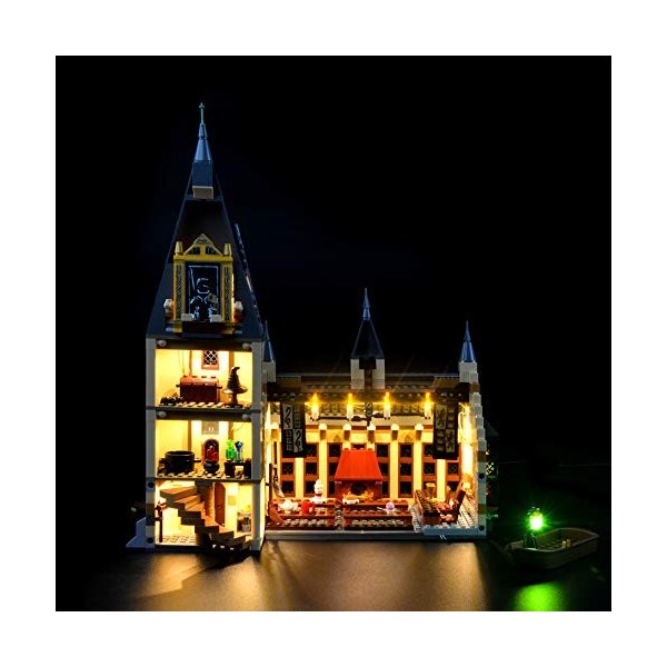 GEAMENT Jeu De Lumières pour Harry Potter La Grande Salle du château de Poudla Hogwarts Great Hall - Kit Déclairage LED Co
