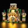 cooldac Kit déclairage LED pour Lego 21250 Minecraft La forteresse du golem en fer, kit déclairage décoratif créatif compat