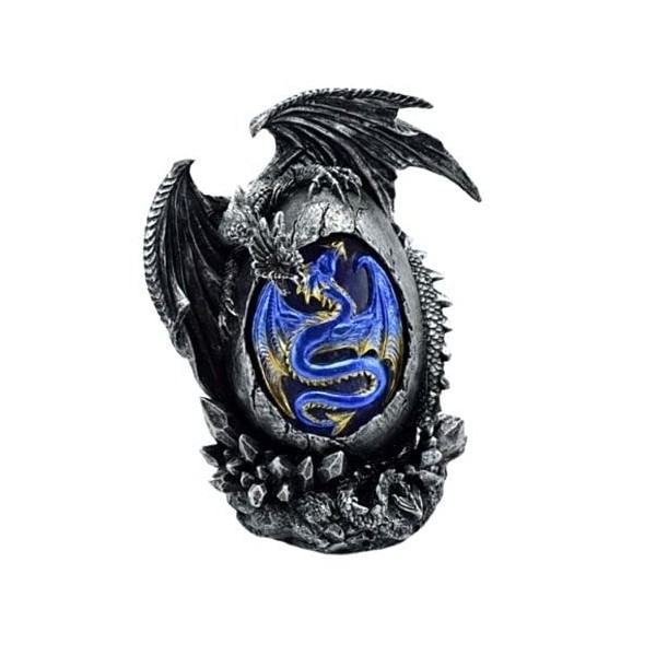 Monde Féérique - Figurine de Dragon Lumineux Dark Blue